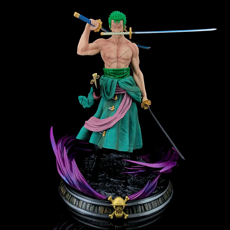 

35CM Anime Figurine Roronoa Zoro Double Headed PVC Children Toys Collection Cartoon Dolls Gift PVC Model Decoration
