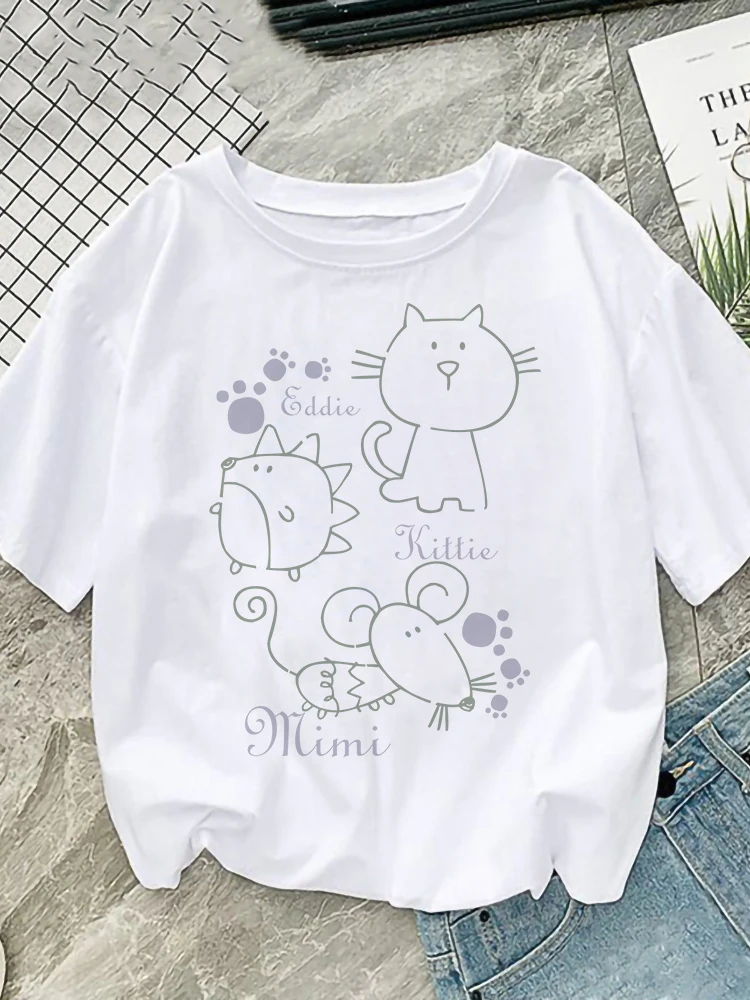 Футболка женская с принтом оленя милая одежда на лето |