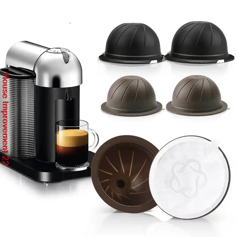1pc 230ml Coffee Capsule For Nespresso Vertuo Vertuoline Refillable For Vertuolline GCA1 Delonghi ENV135 ENV150 BNV450WHT1BUC1  - buy with discount