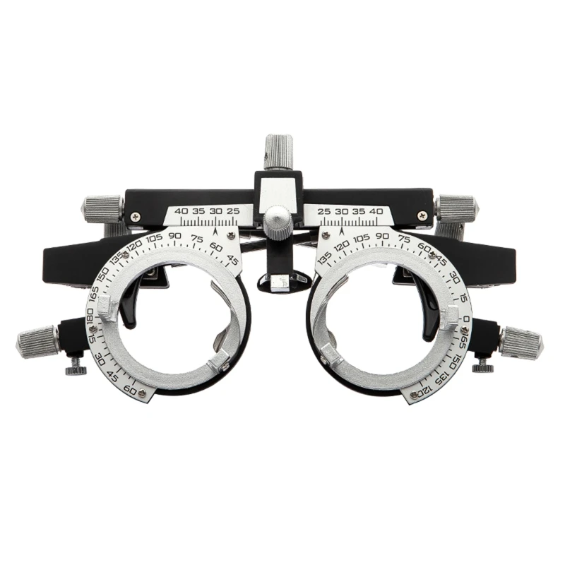 

Lightweight Optical Trial Lens Frame Optometry Eye Test Glasses Frame Universal Trial Lens Portable 360° Rotation