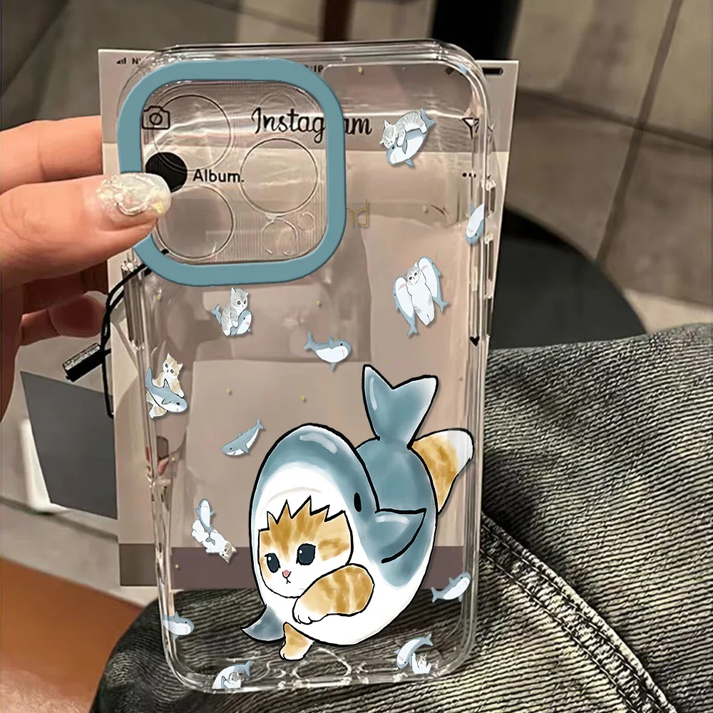 M-Mofusands прозрачное пространство для Oppo F11 Find X5 Reno 6 7 7Z 8 8T 10 11 12 Realme 9 C30 C53 C63 Pro Plus чехол