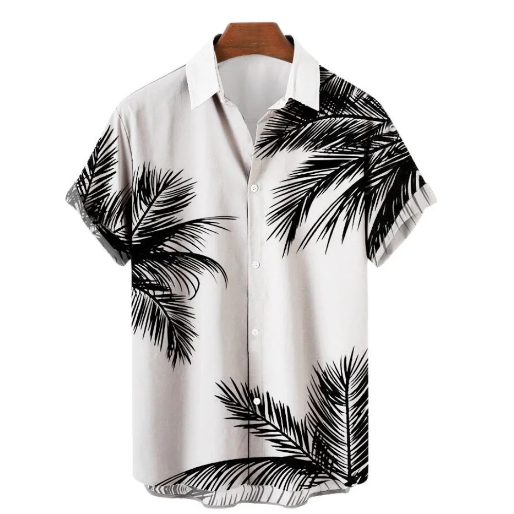 

Summer new casual short sleeve shirt for men Hawaiian 3d printed men's top vintage street shirt for men and women tops