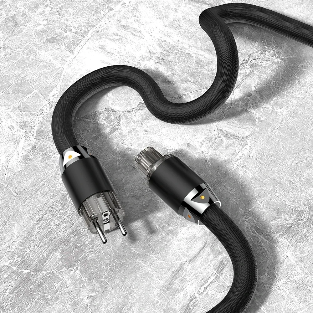 Audiocrast P900 Multiplex 5N OFC медный и серебряный смешанный кабель питания HI END переменного