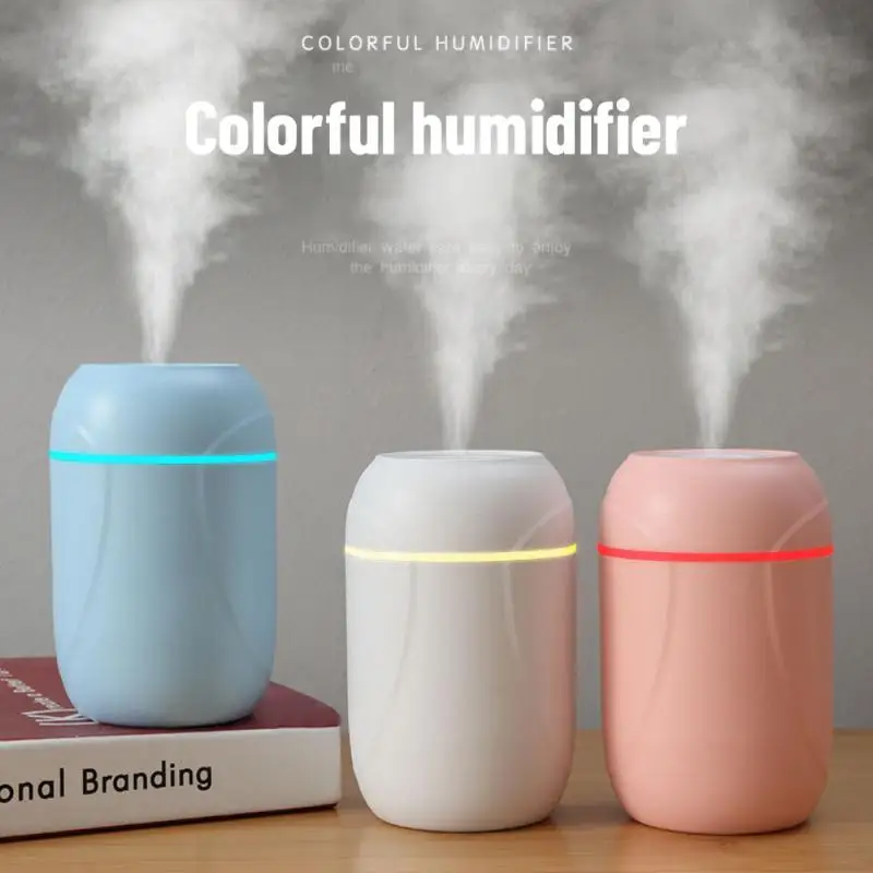 

Mini Portable Car Air Humidifier Oil Humidificador USB Cool Mist Sprayer With Colorful Soft Night Light Purifier Atomizer