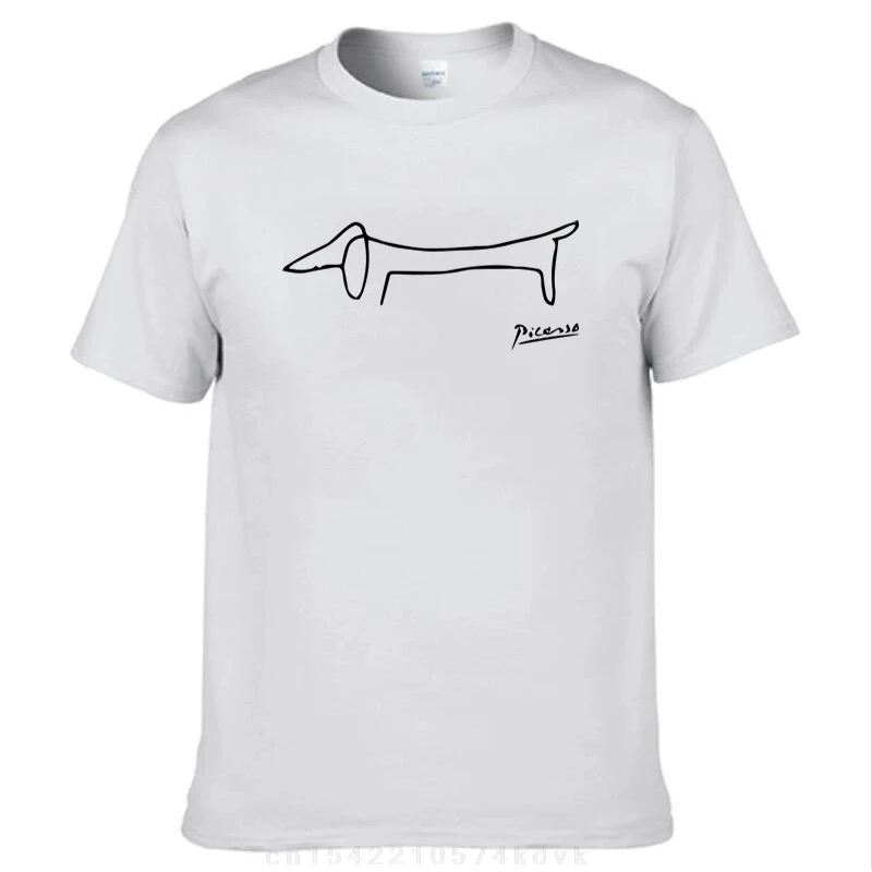 Футболка с рисунком Пабло Пикассо такса (кусочек) размер M Xl 2Xl 18Xl