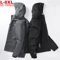 plus size 5xl 6xl 7xl 8xl men outdoor jackets large autumn winter mens jacket waterproof windproof outwear windbreakers male