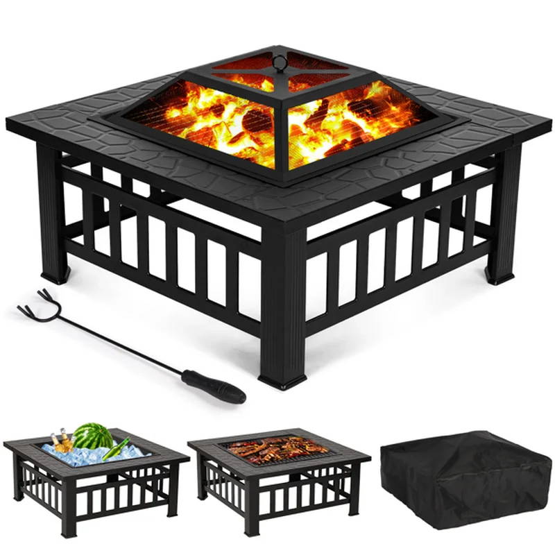 

81 см квадратная яма для сада 3 в 1