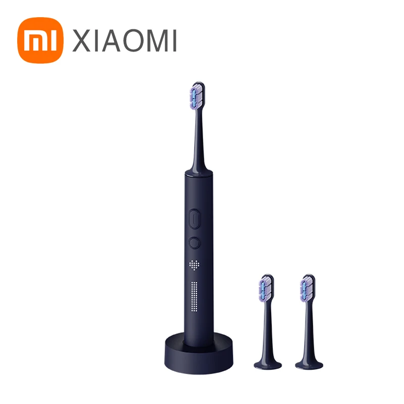 

Новая звуковая электрическая зубная щетка XIAOMI MIJIA T700 отбеливание зубов Вибрация Чистка полости рта умный светодиодный дисплей ультразвуко...