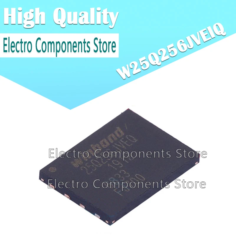 

10Pcs/Lot W25Q256JVEIQ WSON-8 FLASH Memory