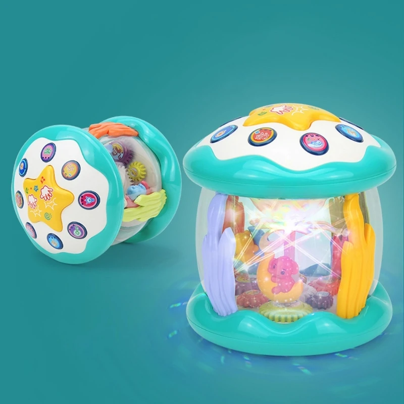 

Rotary Drum Toy for Toddler 3 4 5 Kids Early Educational Toy Birthday Gift