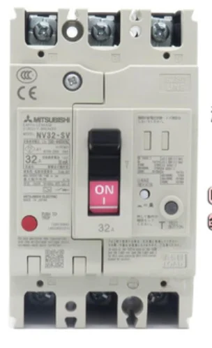 

Защитный выключатель цепи утечки NV32-SV 3P 10A 100-440V 30MA CE
