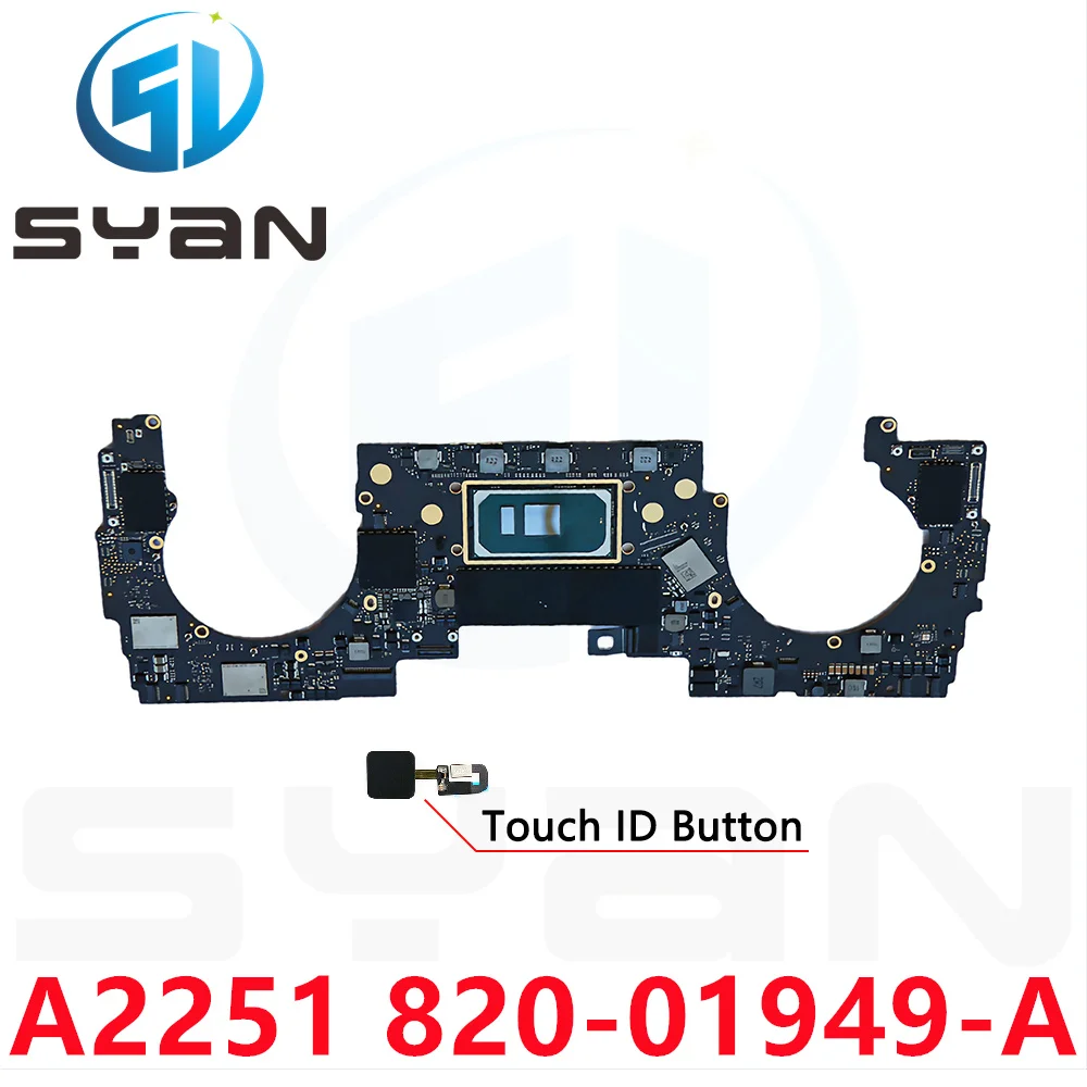 Материнская плата SYan A2251 2020 для ноутбука, i5 16 ГБ 512 ГБ 1 ТБ для Macbook Pro Retina 13 