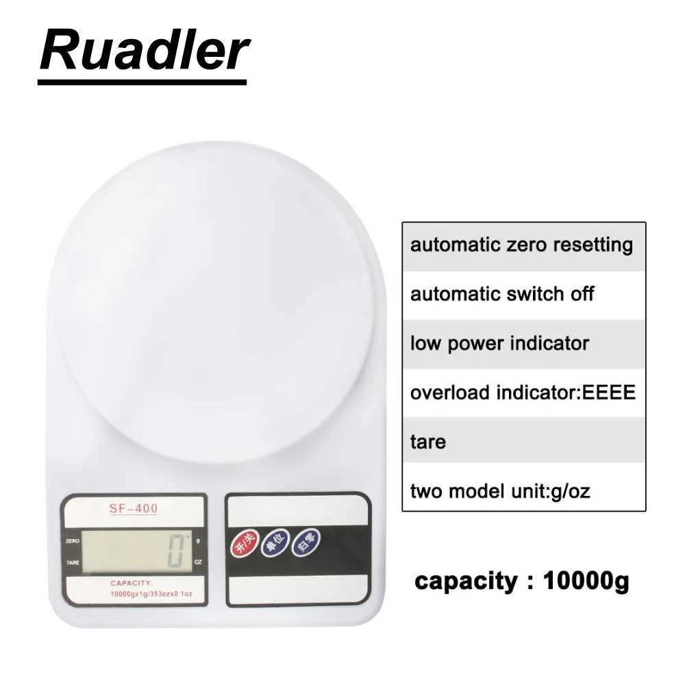 10 кг * 1 г высокоточные электронные весы кухонные для бытовой пищи