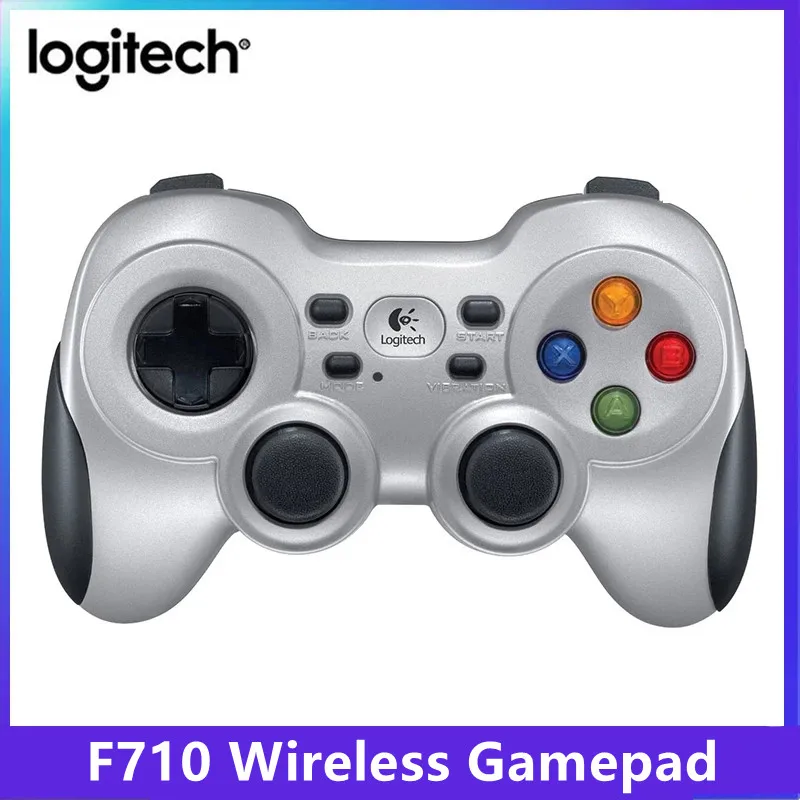 

Новый беспроводной геймпад Logitech F710 2,4 ГГц подключи и работай Двойные вибрационные двигатели 4 переключателя D-Pad с USB NanoReceiver 100% оригинал
