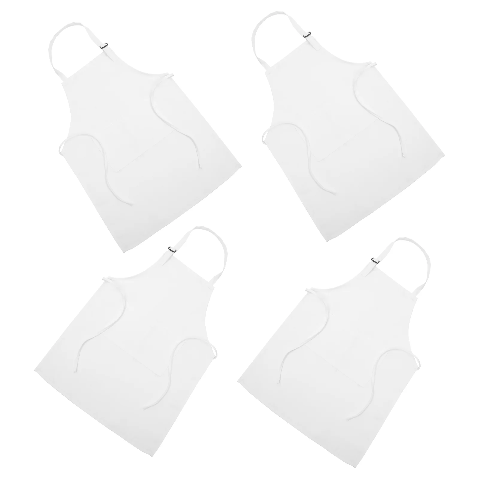 

4 шт., детский портативный фартук из полиэстера