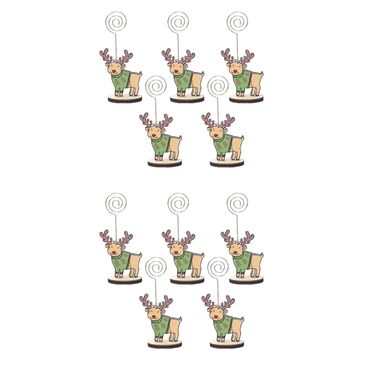 

Holderchristmas Clip Table Memo Place Picture Wire Holderselk Folder Message Party Rustic Name Favor Tag Gift Supplies Note