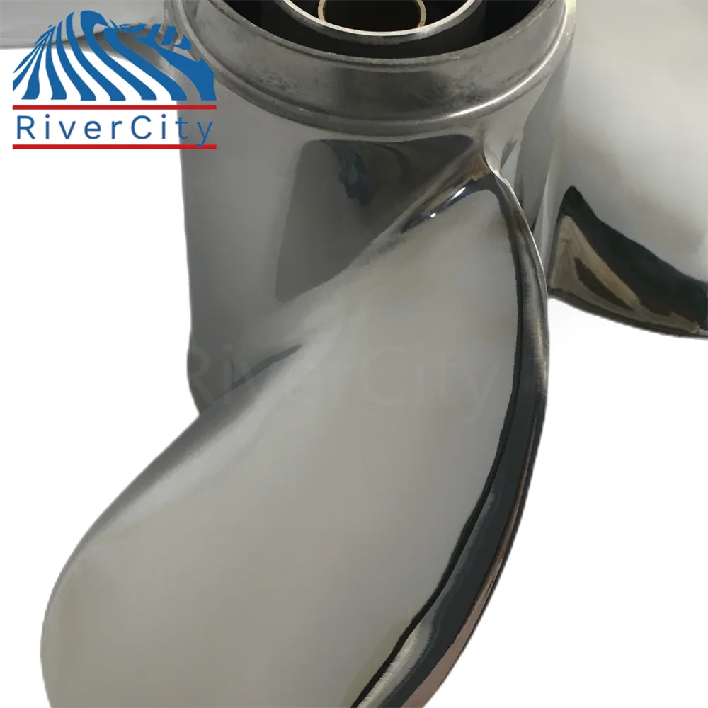 Подвесной гребной винт для Honda 8HP 9 9HP 15HP 20HP 1/4x9 из нержавеющей стали лодки 3 лопасти