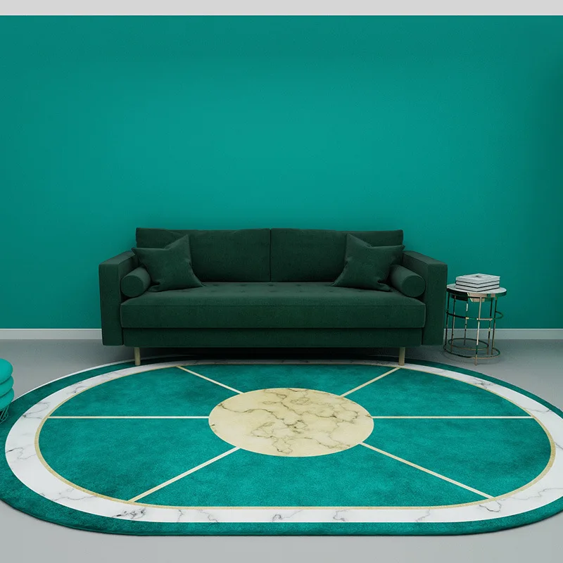 

Nordic Living Room Carpet Modern Minimalist Coffee Table Sofa Cushion Bedroom Bedside Rug Geometric Full Of Irregular Floor Mat