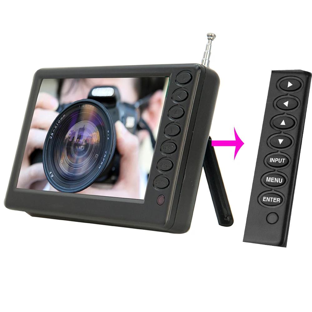 Фото LEADSTAR 5-дюймовый ISDB T Портативный телефон с полным сегментом FM ATV USB воспроизведение встроенный аккумулятор карманные часы для ТВ любое место ... №3