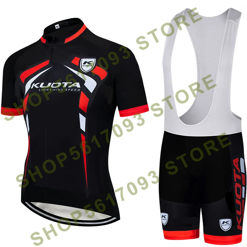 

TEAM NEW KUOTA Cycling Clothing Bike jersey Ropa Quick Dry Mens Bicycle summer pro Cycling Jersey 20D pad bike Maillot Culotte