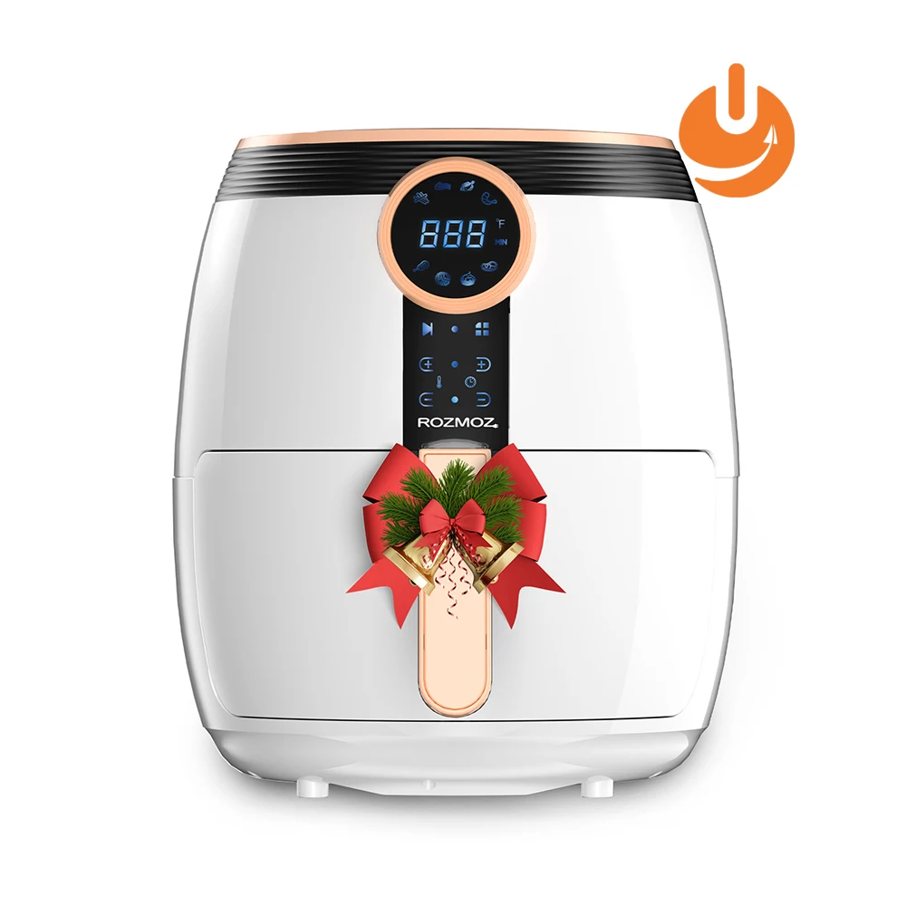 

Free shipping electric deep fryers white color air fryer digital air fryer