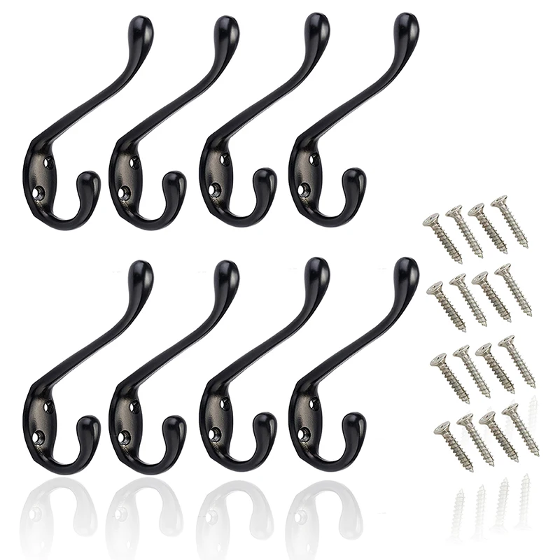 

4/8 шт., декоративные настенные крючки из цинкового сплава