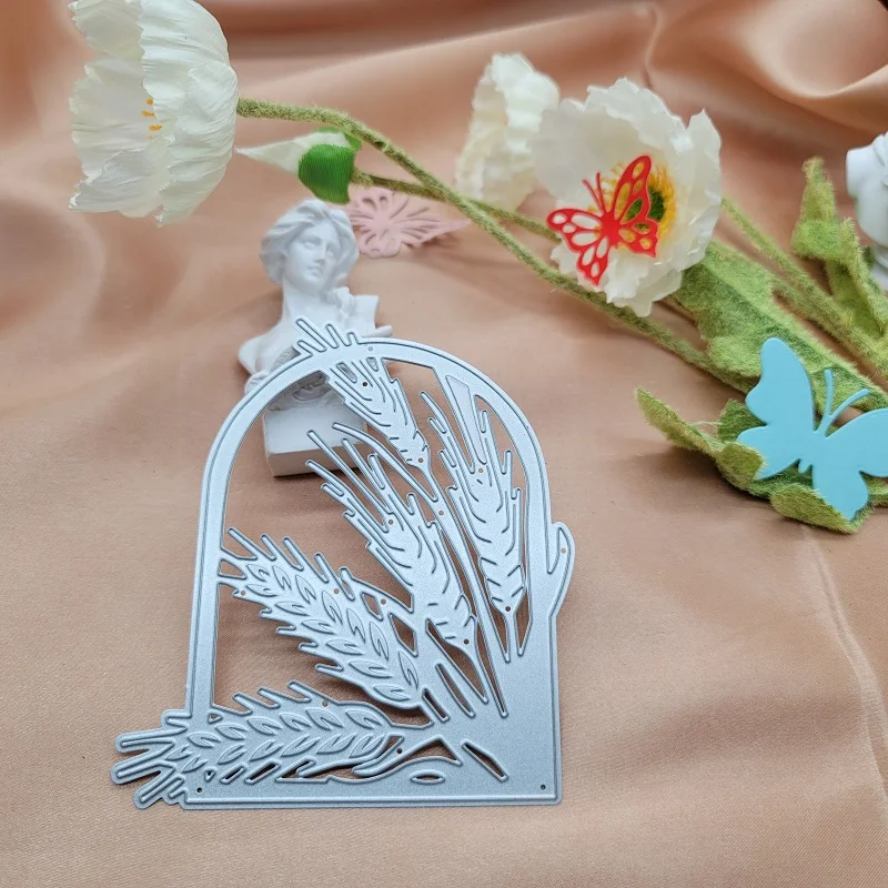 

Autumn Grain Metal Cutting Dies Cut Die Mold Plant Decoration Scrapbook Craft Knife Mould Blade Punch Stencils Dies Papercutting