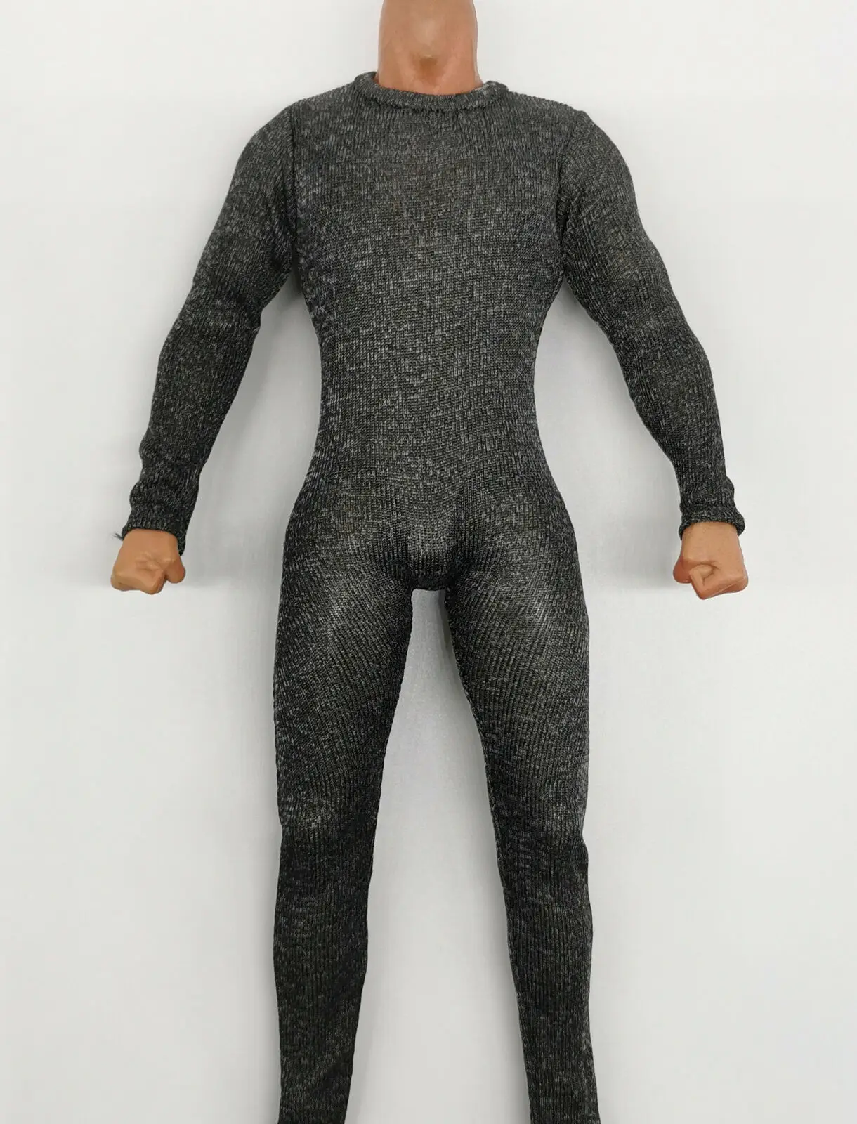 

D3-2 1/6 Scale Gray Male Bodysuit Model for 12" Body Doll Toys