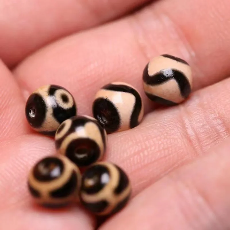 

100 шт./партия, бусины-шарики из натурального старого Агата