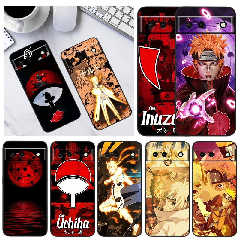 

Cool Kakashi Naruto Art For Google Pixel 7 6 Pro 6A 5A 5 4 4A XL 5G Black Phone Case Shell Soft Silicone Fundas Coque Capa