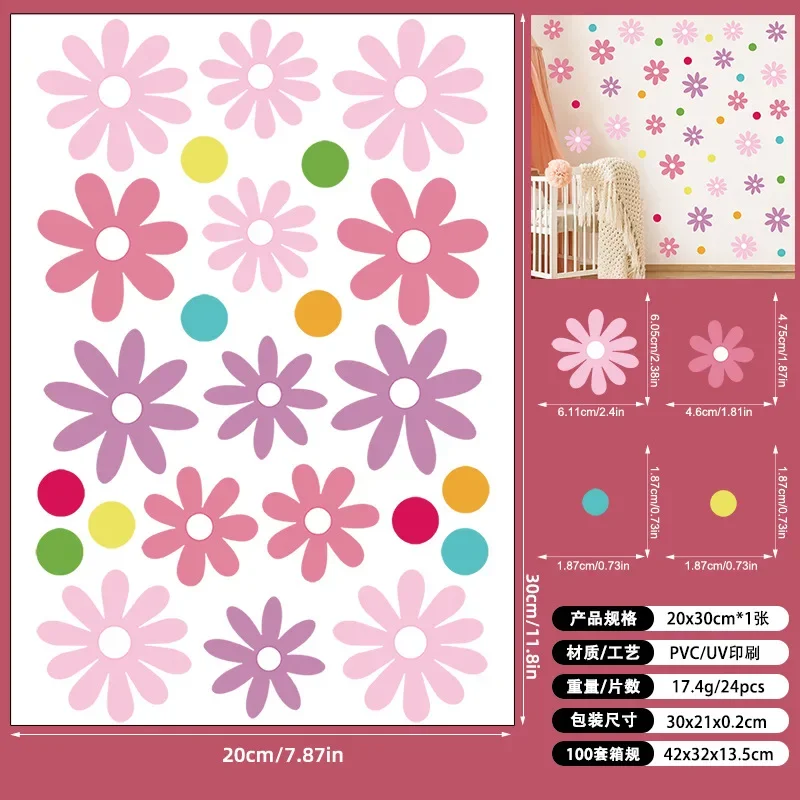 

Настенная наклейка с ромашкою