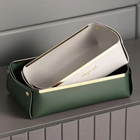 storage case fancy washable durable dice rolling faux leather tray household supplies storage box storage box