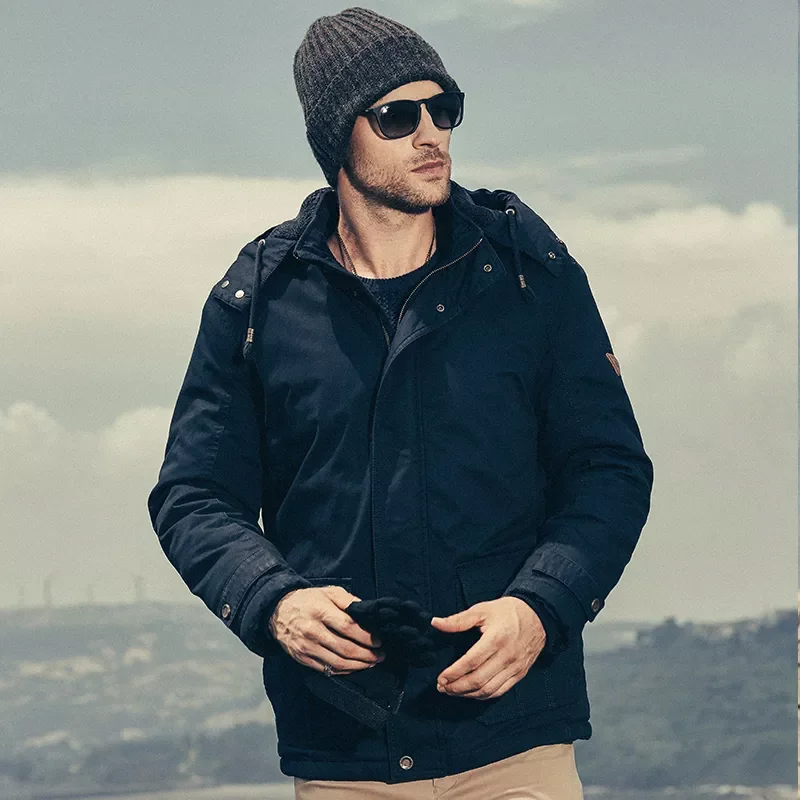 

Parkas Trench Men Hoodie Casaco Masculino Windproof Coats Parkas Men Oumor Men Winter Brand Army Military Field Fleece Jacket