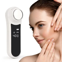 electric hot cold face skin tighten lifting massager thermal ice therapy shrink pores wrinkle removal machine beauty care tool
