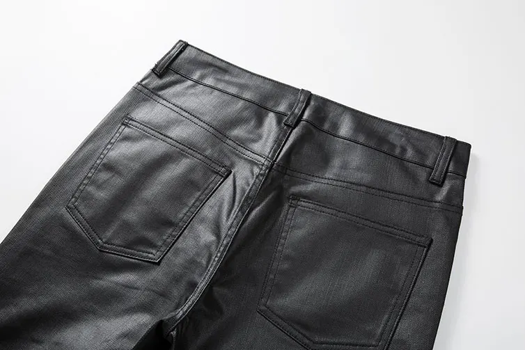 Воск матовый восковое покрытие джинсы в черном цвете для мужчин high street новый