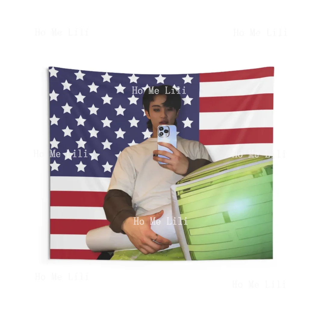 Марк Ли Lightstick флаг баннер гобелен Kpop Декор подарок веер