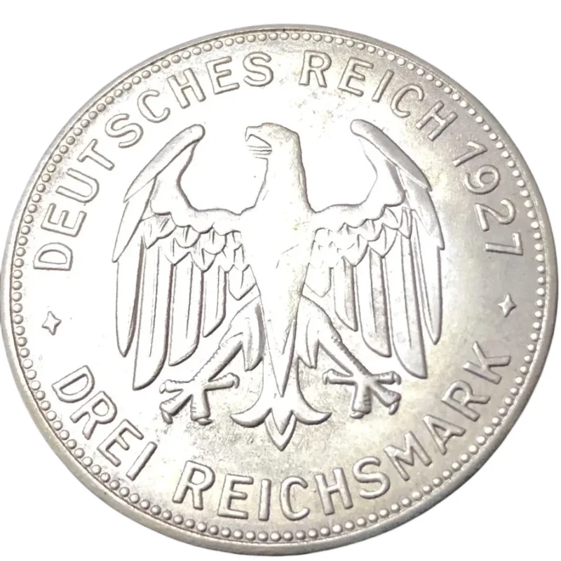 

Серебряная копия монеты 3 рейхсмарки Тюбингена 1927 года