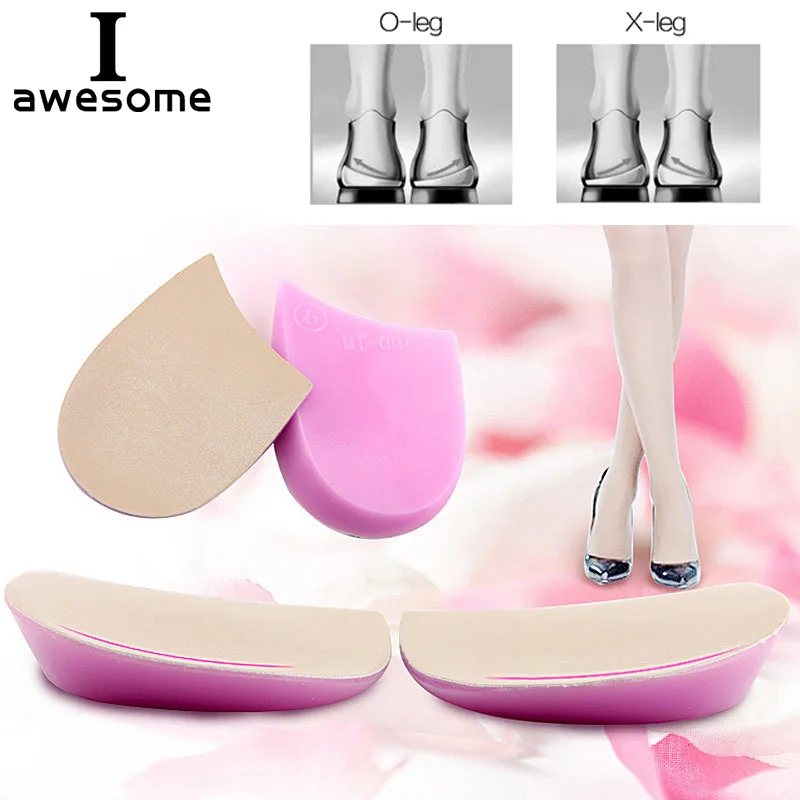 

1Pair Unisex Shoe Insole Men Women Corrective O/X Type Leg Correction Orthotic Splayfoot Corrector Shoe Pads Heel Insert Insoles