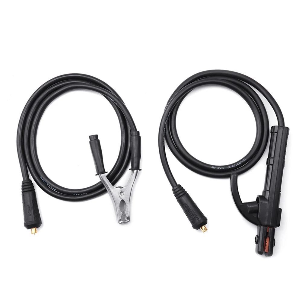 

2 Pcs 1.5 M 200A Welding Earth Clamp Clip Set For MIG TIG ARC Machine 1.5M Cable 10-25 Plug Welding Ground Clips Set