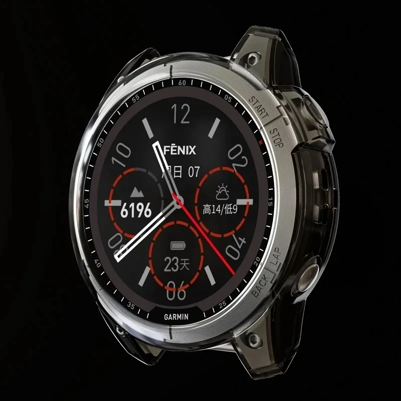 Фото Горячий защитный чехол для Garmin Fenix 7 7S 7X 5S 5 5X Plus 6S 6 6X Pro, защитная рамка для умных часов, мягкий прозрачный чехол из ТПУ, ремешок №3
