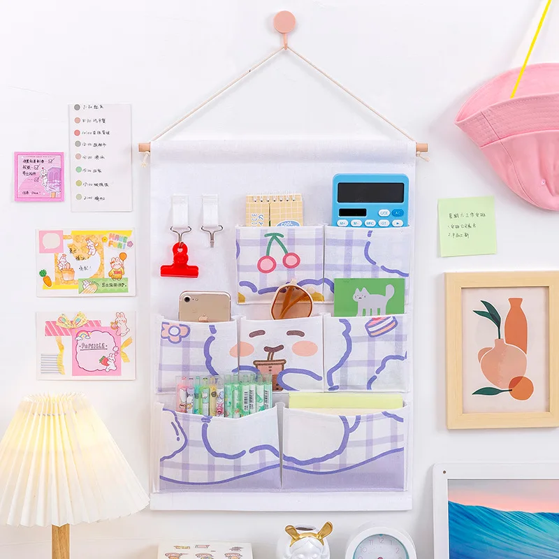 

Multifunctional Home Wall Mounted Storage Rack Clutter Storage Bag Space Saving Closet Organizer