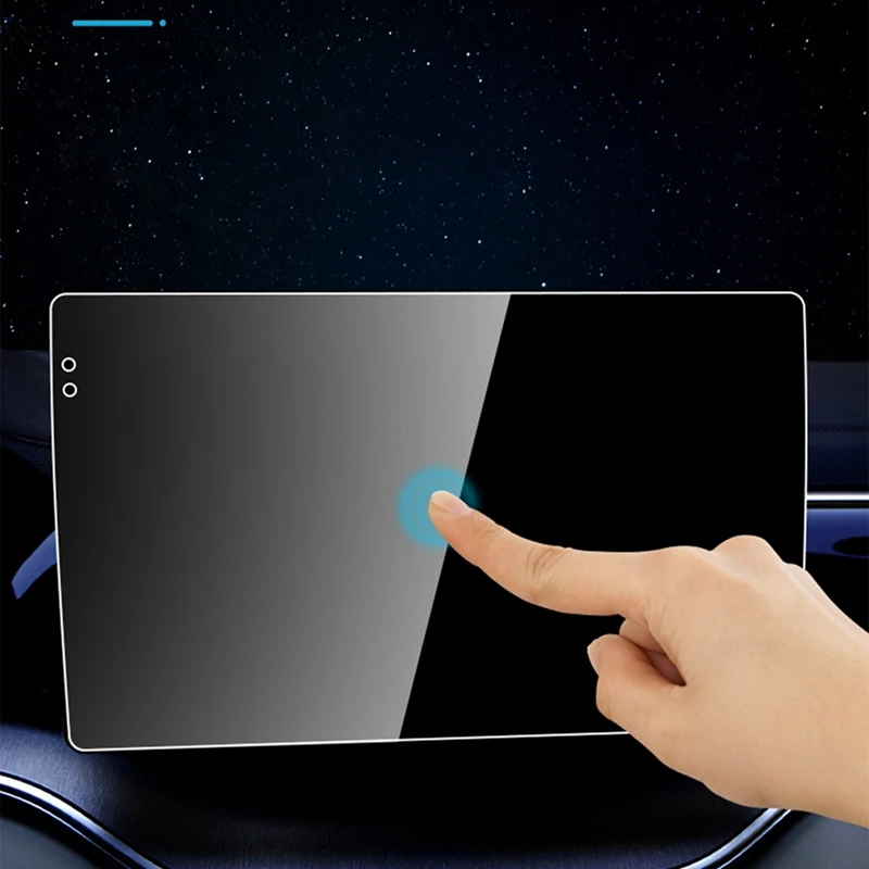 2 шт. защитная пленка с прямым отверстием полностью прозрачное закаленное стекло