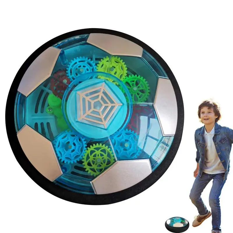 

Air Floating Soccer Ball Floating Disc LED Light Kids Soccer Games LED Light USB Rechargeable Indoor Toys Birthday Gifts