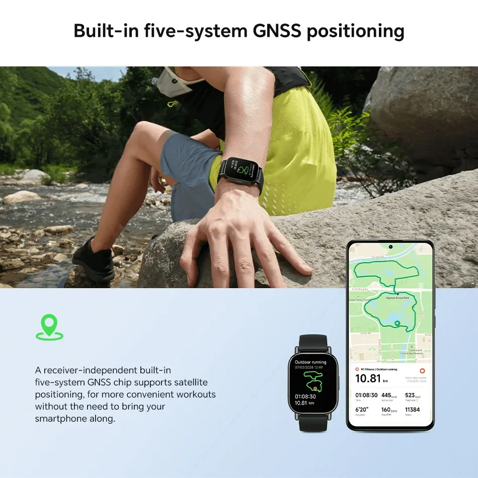 Xiaomi Redmi Watch 5 Lite 1 96 &quotAMOLED-дисплей 18-дневный срок службы батареи 150+ спортивных