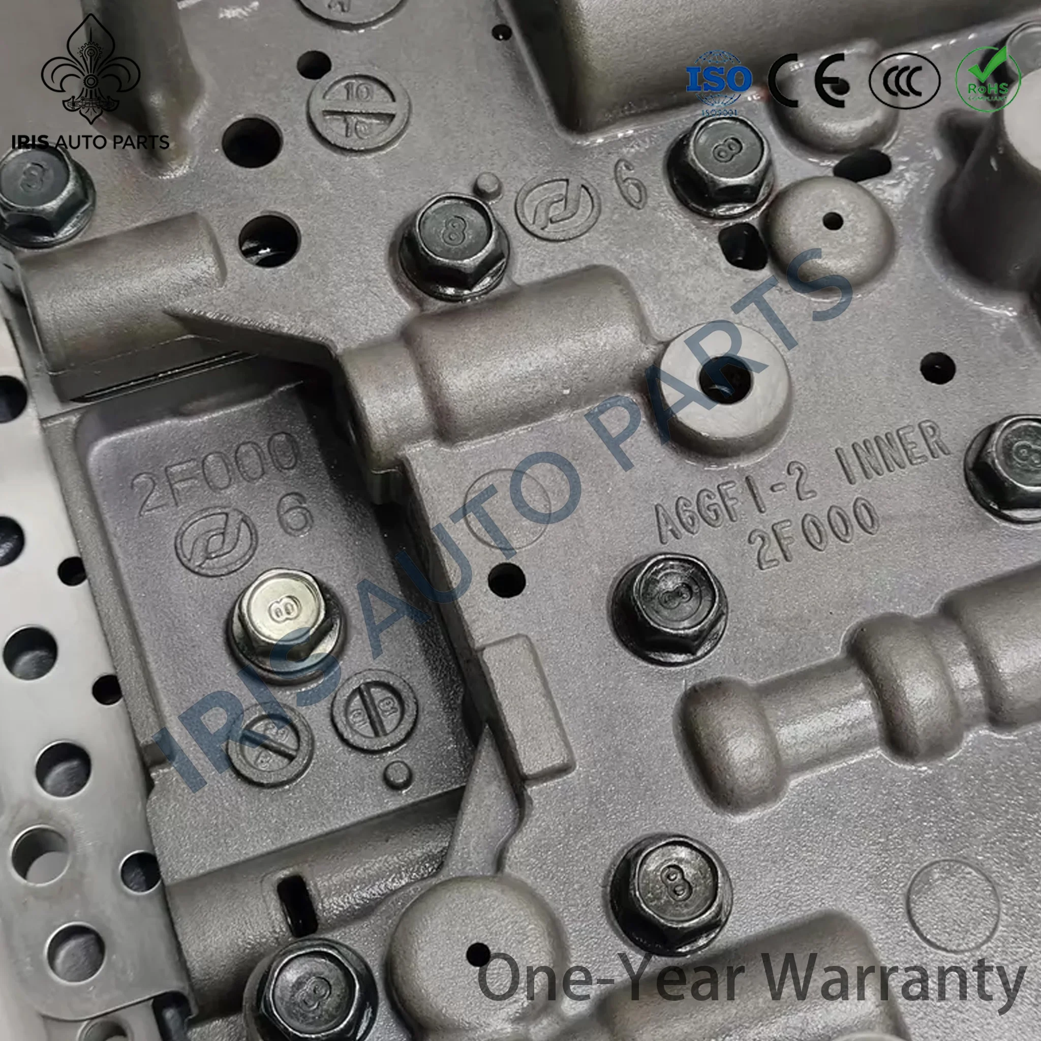 Фото Корпус клапанов коробки передач A6GF1-2 подходит для моделей Hyundai/Kia 2F000–2F600–2E600. Полный комплект соленоидных клапанов, включая проводку. №5