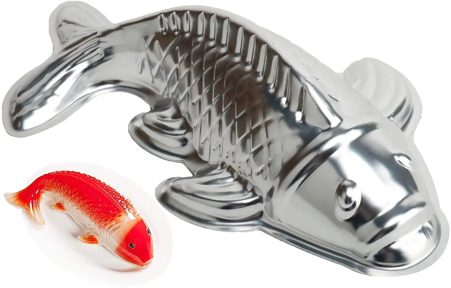 

fish cake pan aluminum 3d large 10 inch fish cake pan diy cake mold