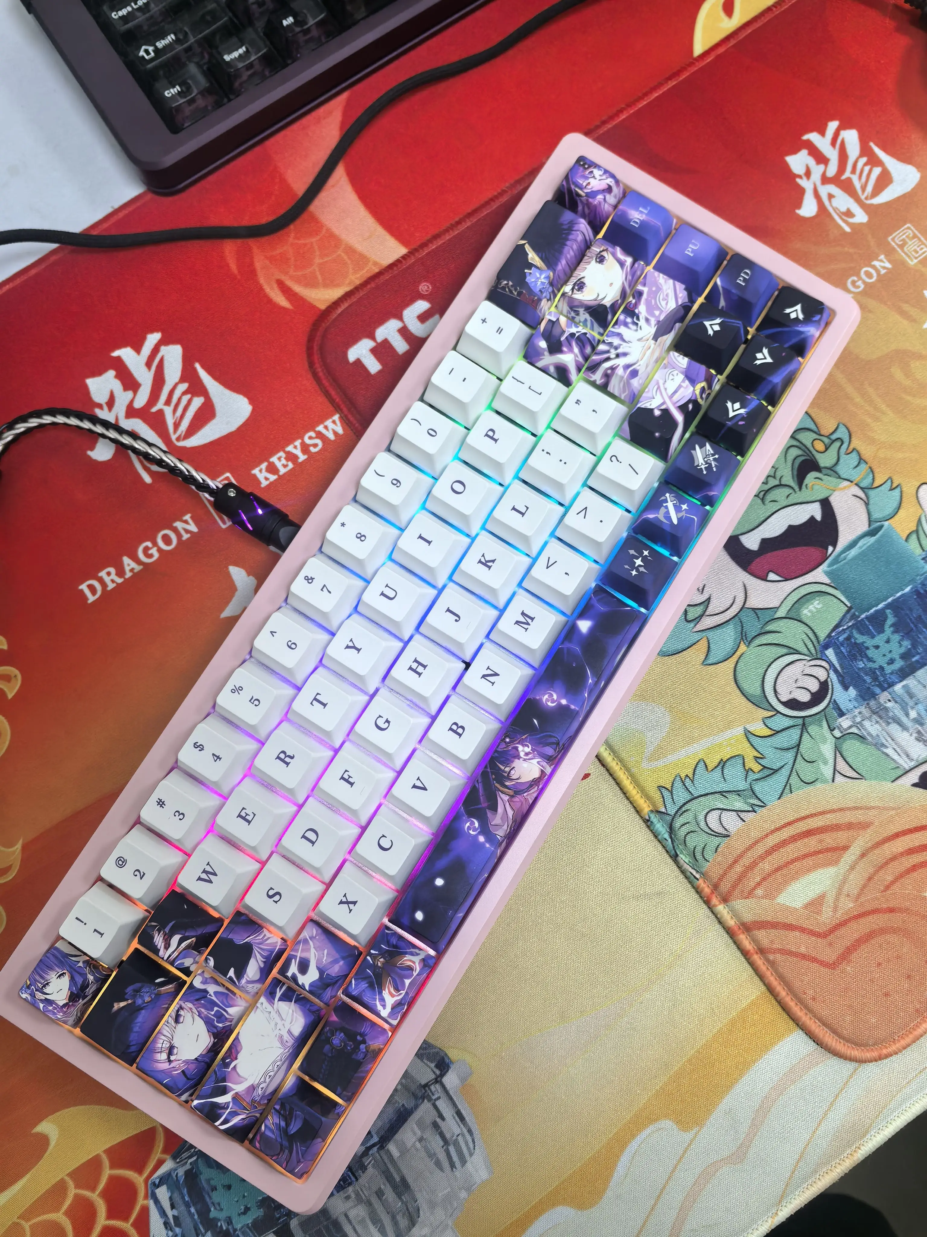 Механическая клавиатура Everglide Su68 с магнитным переключателем проводная ЧПУ