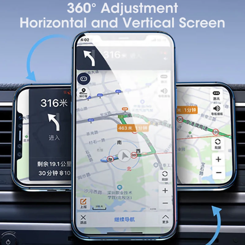 15 Вт магнитный держатель для телефона автомобильные беспроводные зарядные