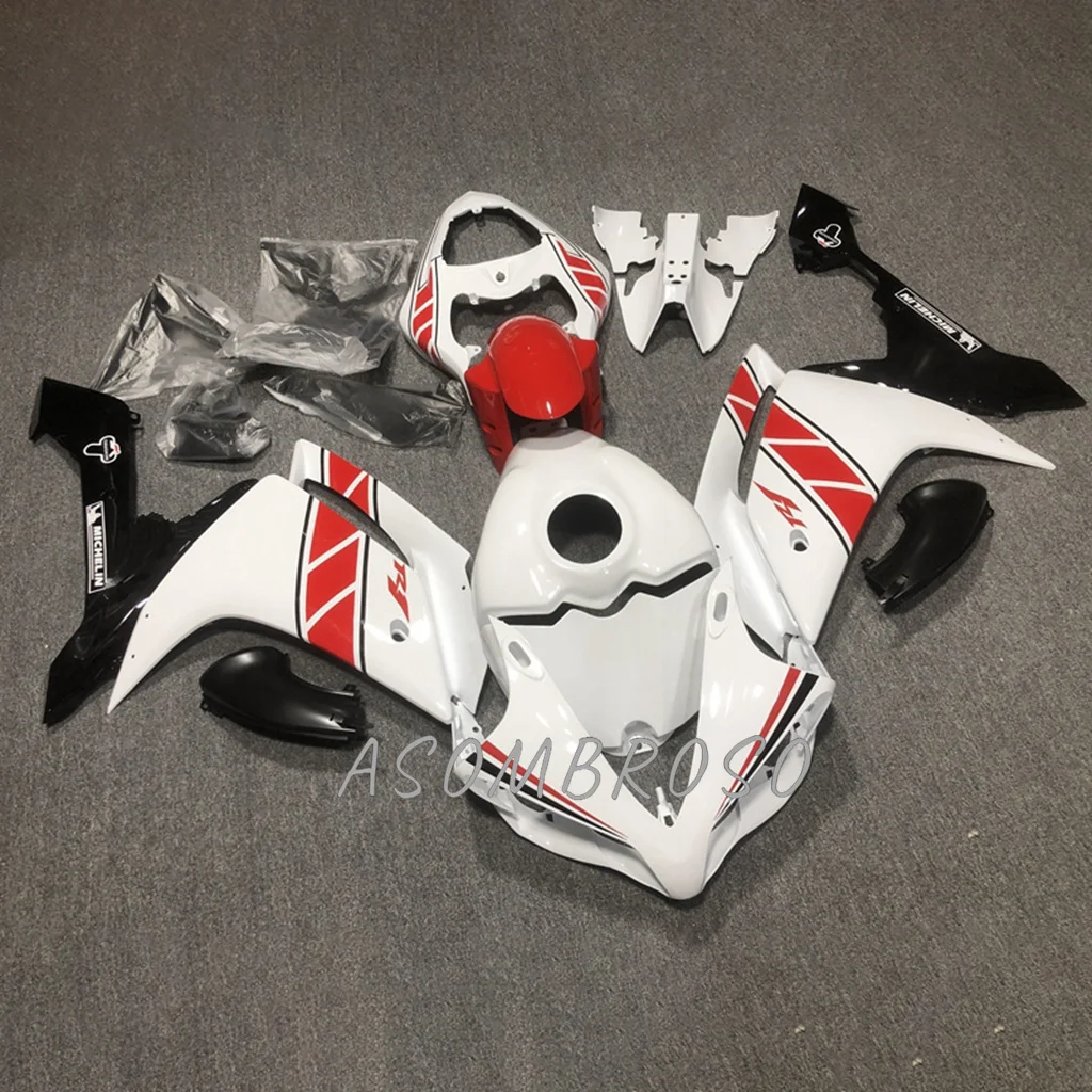 Для YAMAHA YZFR1 2007 2008 YZF1000 YZF R1 07 08 комплект обтекателя с красным и белым корпусом