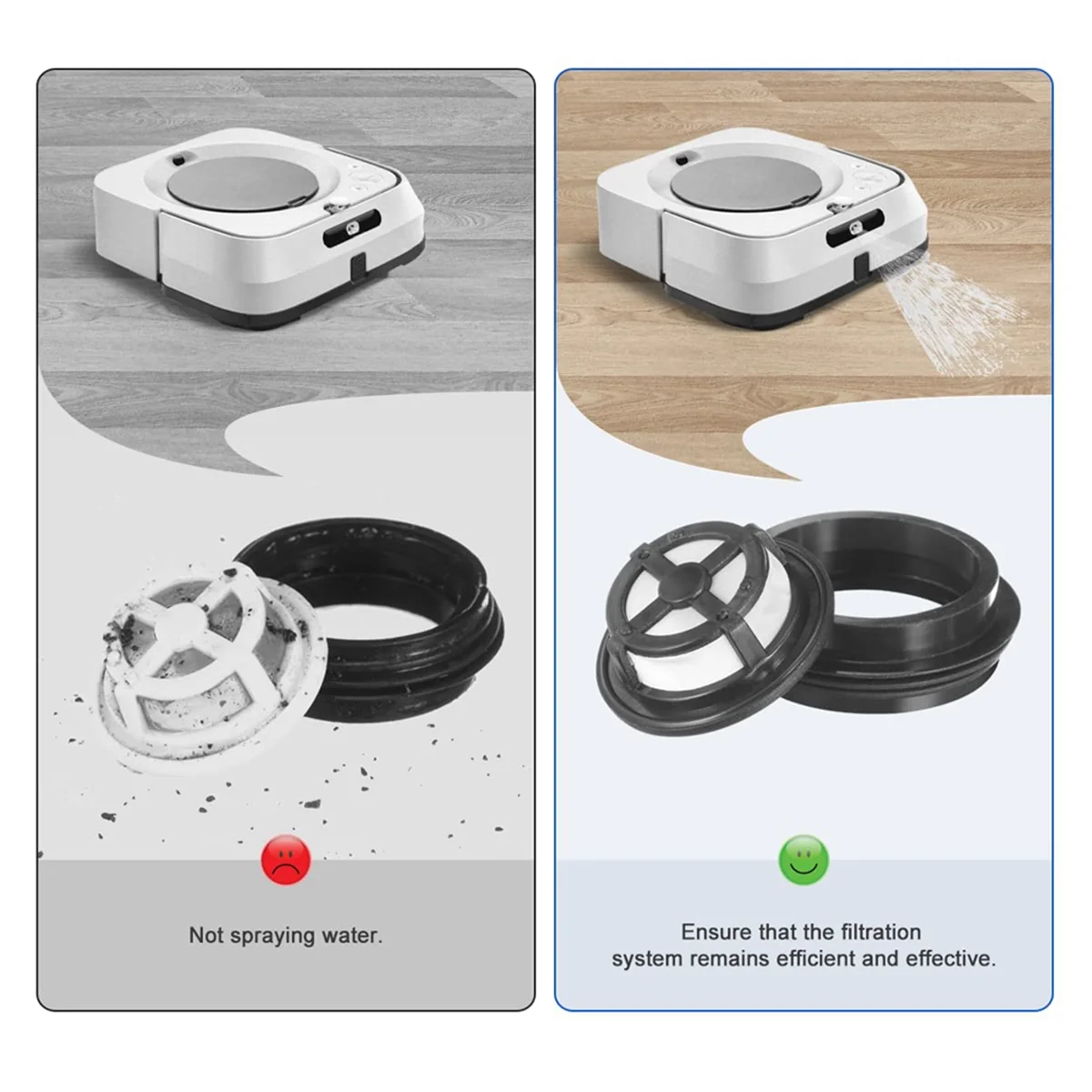 Сменный фильтр резервуара для воды IRobot Braava Jet M6 (6110) (6012) (6112) (6113) Запасная часть